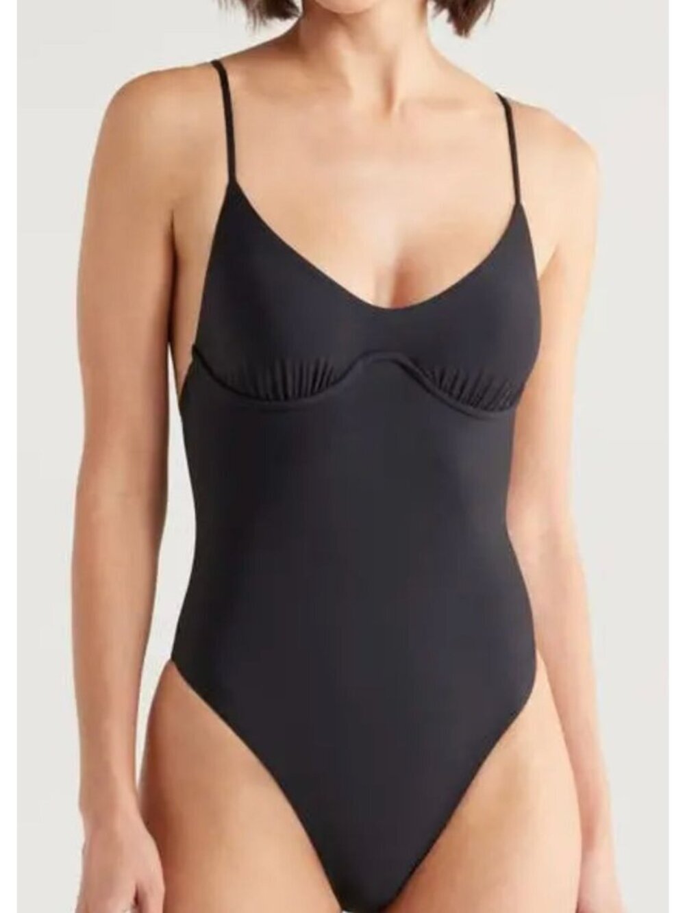 New Maaji Women's Size S Black Jack Celine Underwire One-piece Swimsuit *Defect*